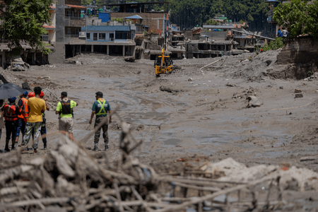 South Korean helicopter search for nine missing nationals in Nepal floods cancelled