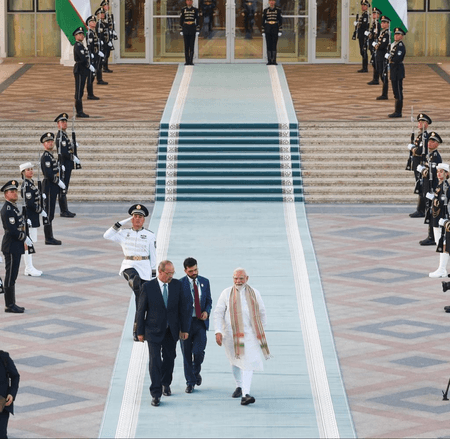 PM Modi departs for Kyrgyzstan, concluding visit to Uzbekistan