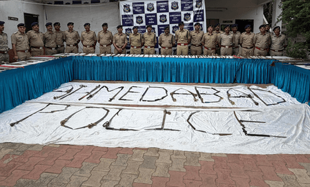 '263 weapons off the streets': Gujarat Police step up action against illegal arms in Ahmedabad