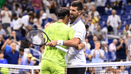 US Open: Navone stuns Djokovic in five-set thriller; Medvedev makes classy return (roundup)