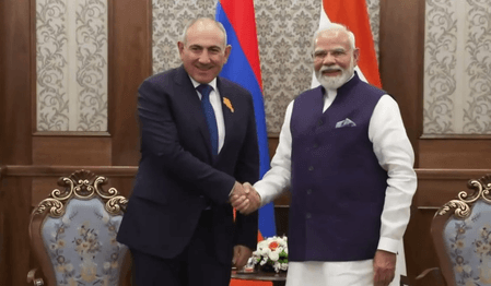 PM Modi meets Armenian counterpart Pashinyan in Bishkek; discusses bilateral ties, West Asia crisis