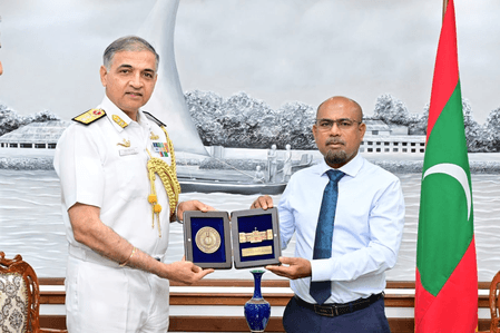 Maldives: Indian delegation calls on Defence Minister, discusses cooperation and regional security