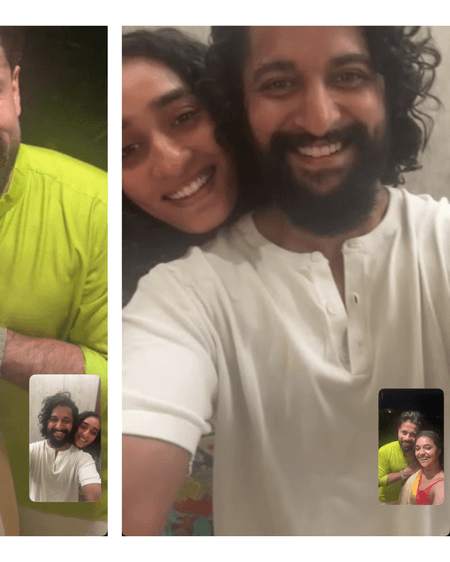 Nani joins Keerthy Suresh's Onam celebration over video call